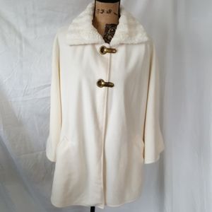 Cream color poncho